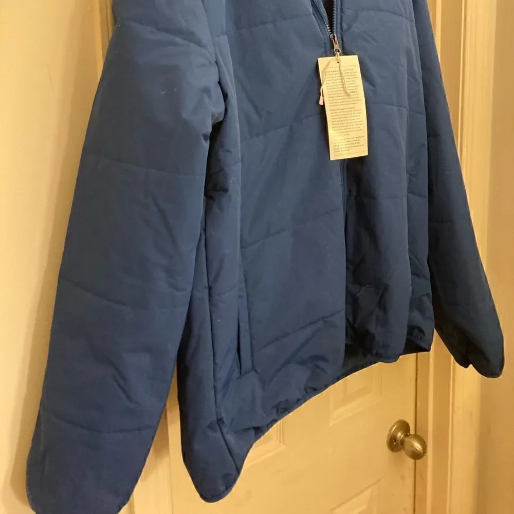 MENS CLOTHES by UKROPS / BLUE INSULATED ADULT LG/ NWT - MAKES A GREAT GIFT